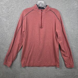 Tasc Shirt Men's 1/4 Zip Performance Bamboo Pullover Golf Size M